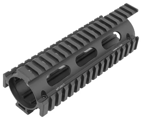 UTG Pro MTU001T 7-inch carbine Picatinny quad rail drop-in handguard, anodized aircraft aluminum