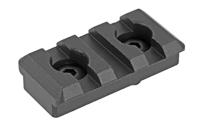 Midwest Industries MI 3-slot M-LOK 1913 Picatinny rail section, black anodized aluminum