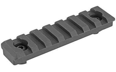 Midwest Industries M-LOK 7-slot 6061 aluminum rail section, hard-coat anodized