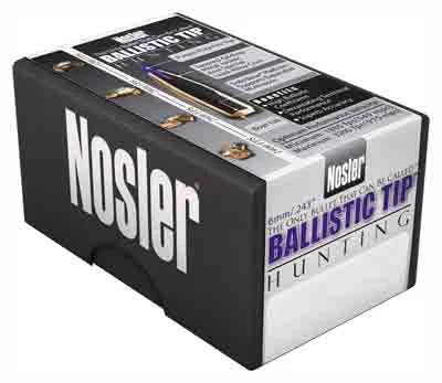 Nosler 6mm (.243") 55gr Ballistic Tip Varmint bullets 250ct box