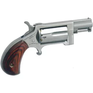 North American Arms Sidewinder stainless 5-shot mini-revolver with rosewood bird's-head grip