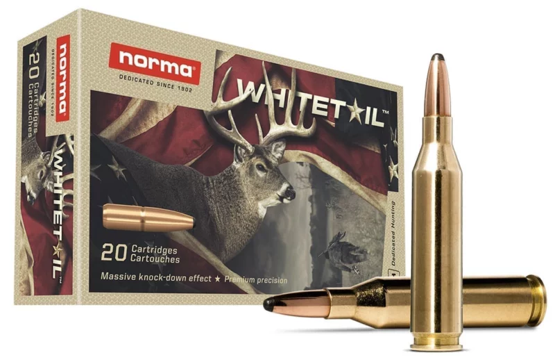 Norma Whitetail .243 Win 100gr PSP rifle ammunition 20-round box
