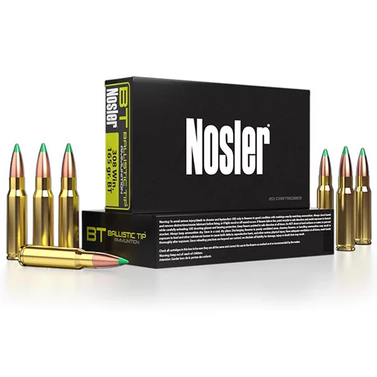 Nosler Ballistic Tip .30-06 Springfield 165gr Spitzer 20 round box