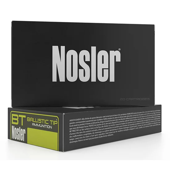 Nosler Ballistic Tip 260 Rem 120 gr ammunition 20rd box