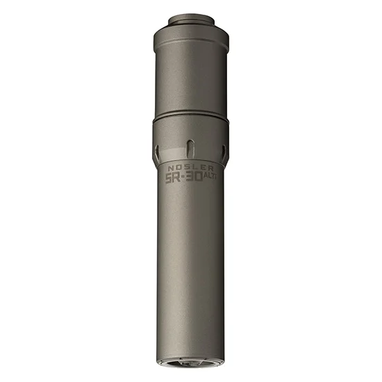 Nosler SR-30 ALTi 30 Cal suppressor gray 7.96 inch 5/8x24