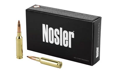 Nosler Ballistic Tip 6.5 Creedmoor 120 grain rifle ammunition, 20 rounds per box