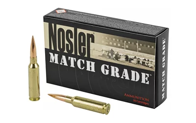 Nosler Match Grade RDF 6.5 Creedmoor 140 gr HPBT ammunition box (20 rounds)
