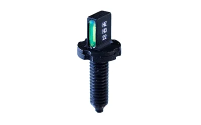 Hi-Viz AR vertical tritium front sight post for AR-15, steel construction, includes adjustment tool and detent