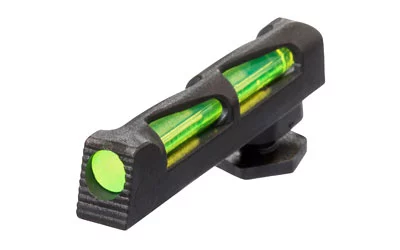 Hi-Viz LiteWave front sight for Glock with interchangeable green, red and white fiber-optic LitePipes