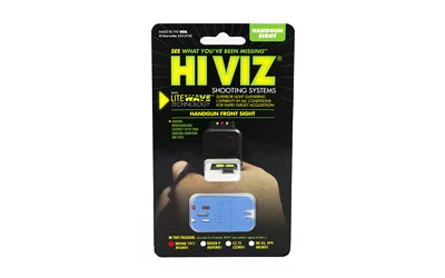 Hi-Viz LiteWave Novak 1911 front sight with green, red and white LitePipes