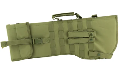 NcSTAR VISM tactical rifle scabbard in green, padded nylon, MOLLE-compatible