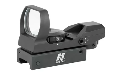 NCSTAR D4RGB dual-illuminated red and green reflex sight with 3 MOA dot