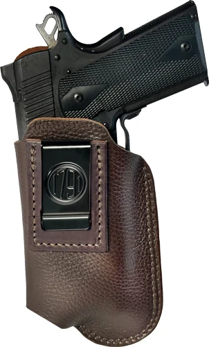 1791 Gunleather Fair Chase deer hide IWB holster size 4 left hand brown for Glock 17/19