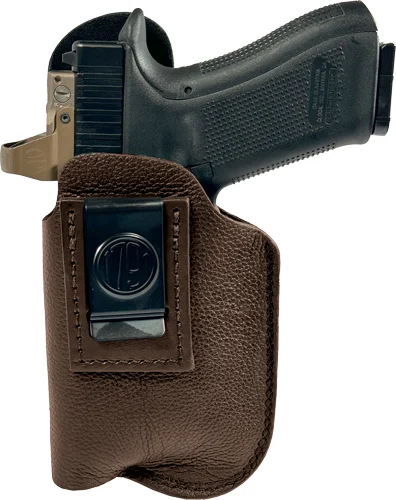 1791 Gunleather Fair Chase deer hide IWB holster size 5 brown left-hand optics-ready