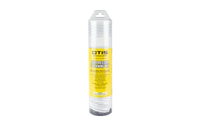 Otis Suppressor Cleaning Kit with soaking container, 16 oz cleaner concentrate, brushes, microfiber cloth and gloves