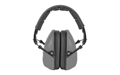 Champion Slim Passive Earmuffs 21 dB NRR Charcoal Black