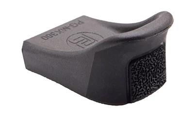 Pearce Grips black grip extension for Ruger LCP MAX .380, 3/4-inch magazine base plate