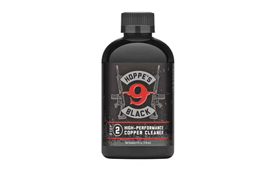 Hoppes Black Copper Cleaner 4 oz bottle, front label