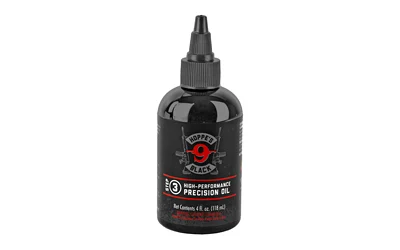 Hoppe's Black Precision Oil bottle with precision tip applicator for firearms maintenance
