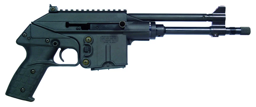 Kel-Tec PLR-16 5.56 NATO pistol with 9.2 inch threaded barrel in black