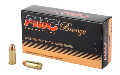 PMC Bronze .32 ACP 71 gr FMJ 50 rd box