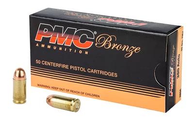 PMC Bronze .380 ACP 90gr FMJ Ammo - 50rd 50rd Ammo