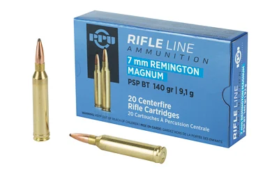 PPU PP7RM1 7mm Remington Magnum 140gr PSP Boat Tail 20-round box
