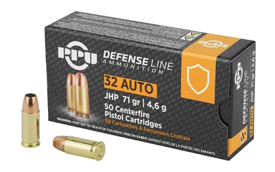 PPU Prvi Partizan PPD32A 32 ACP 71 gr JHP box 50 rounds