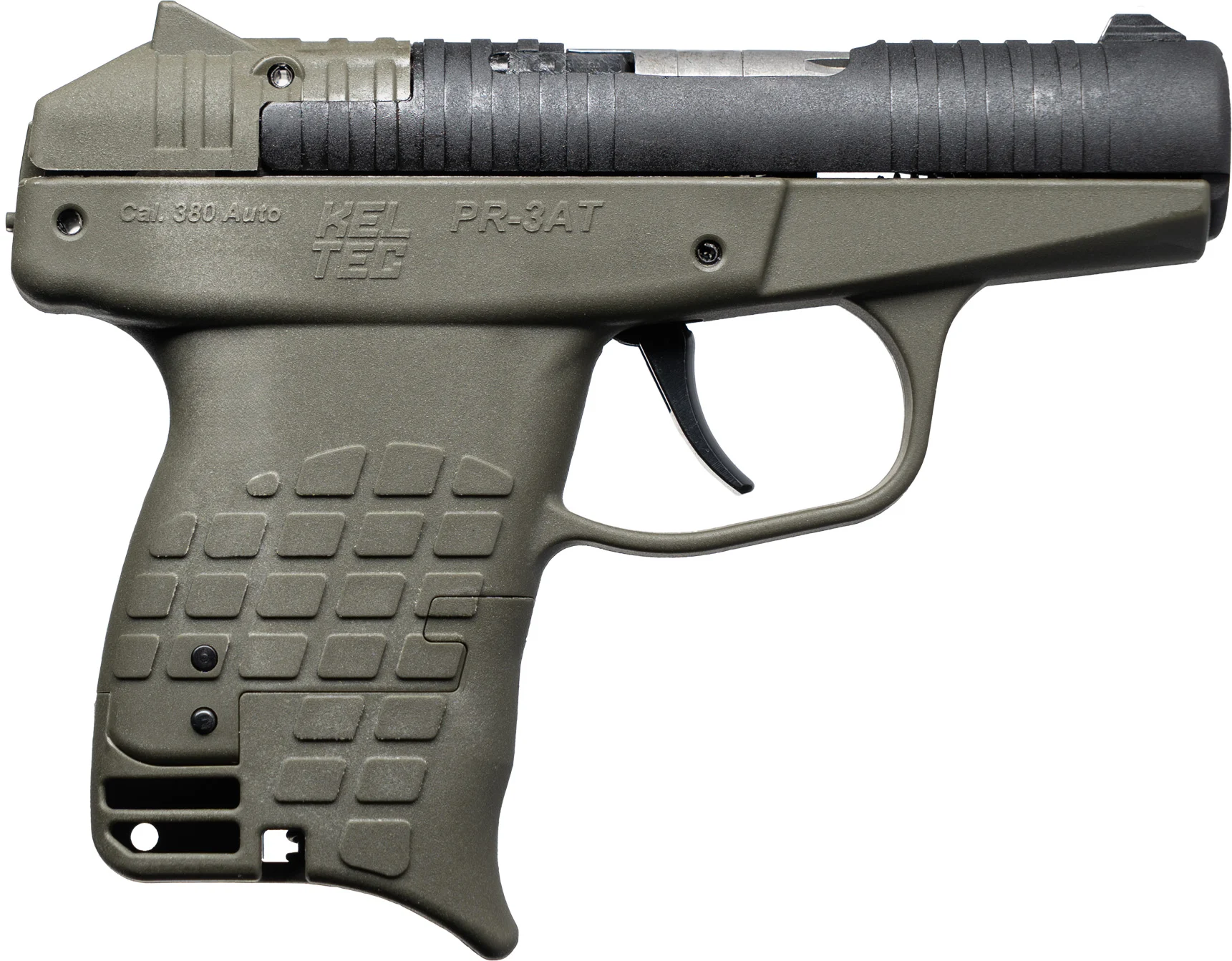 KelTec PR-3AT .380 AUTO 2.85in green polymer frame with black slide