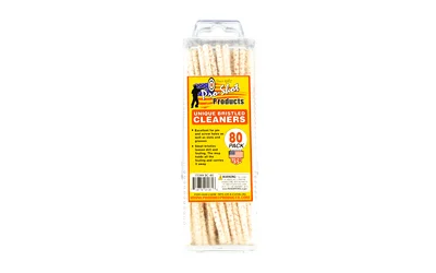 Pro-Shot Bristled Cleaners 6-inch cotton with bronze bristles 80 pack