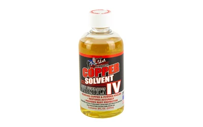 Pro-Shot Copper Solvent IV 8 oz bottle for cleaning copper and powder fouling in firearm bores