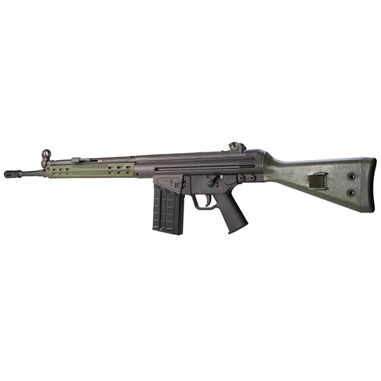 PTR PTR-91 GI .308 Win 18in 20rd parkerized rifle with green synthetic furniture
