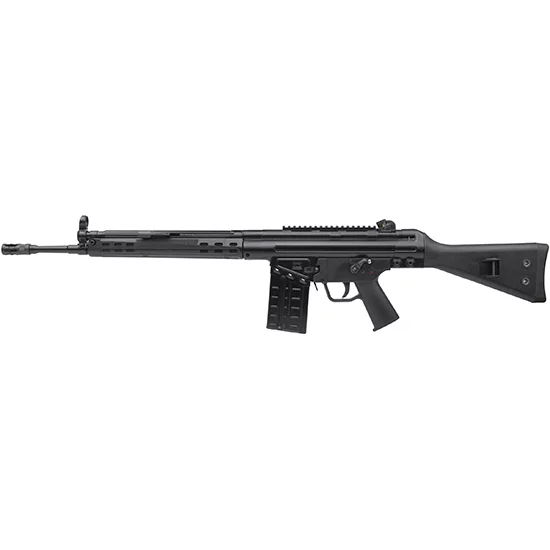 PTR PTR-91 A3S .308 Win 18in semi-automatic rifle with welded scope mount and black polymer furniture
