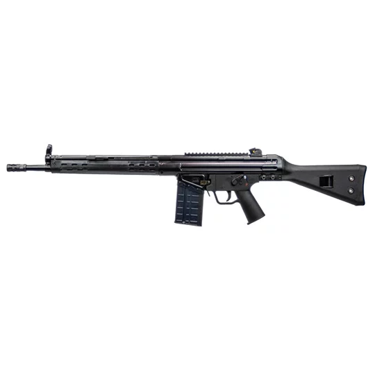 PTR PTR-91 A3SK 16 inch .308 Win semi-automatic rifle with slim black handguard and welded scope mount