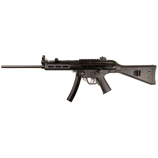 PTR 9R 9mm carbine with M-LOK handguard and welded top rail in black