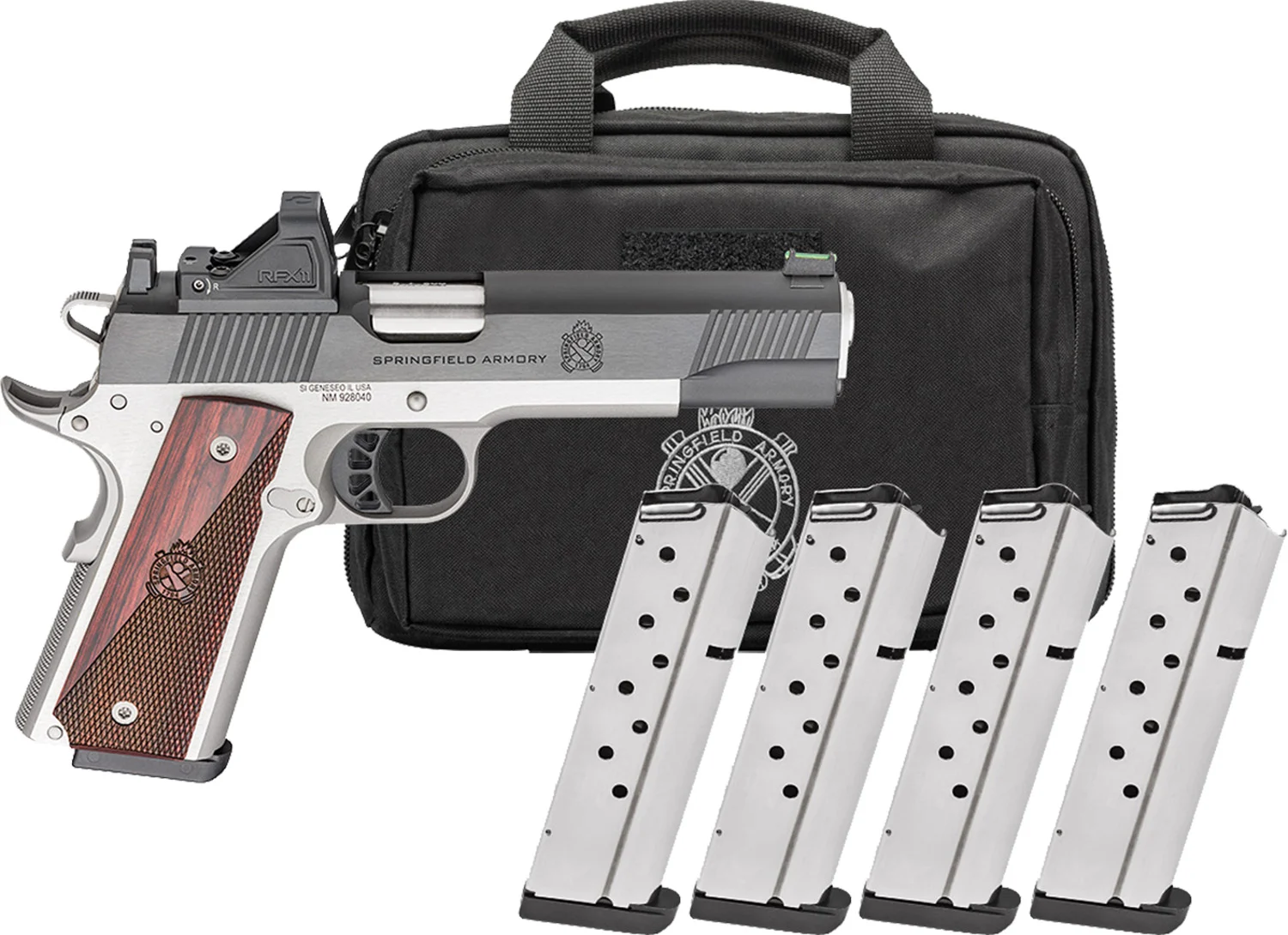 Springfield Armory Ronin 1911 AOS 9mm 5in with Viridian RFX11 and 4x 9rd mags