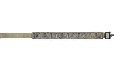 Quake Claw Slimline flush cup rifle sling in sand camo with padded non-slip section