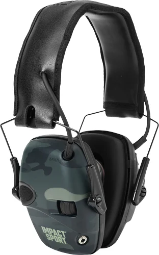 Howard Leight Impact Sport electronic earmuff in MultiCam Black, NRR 22 dB