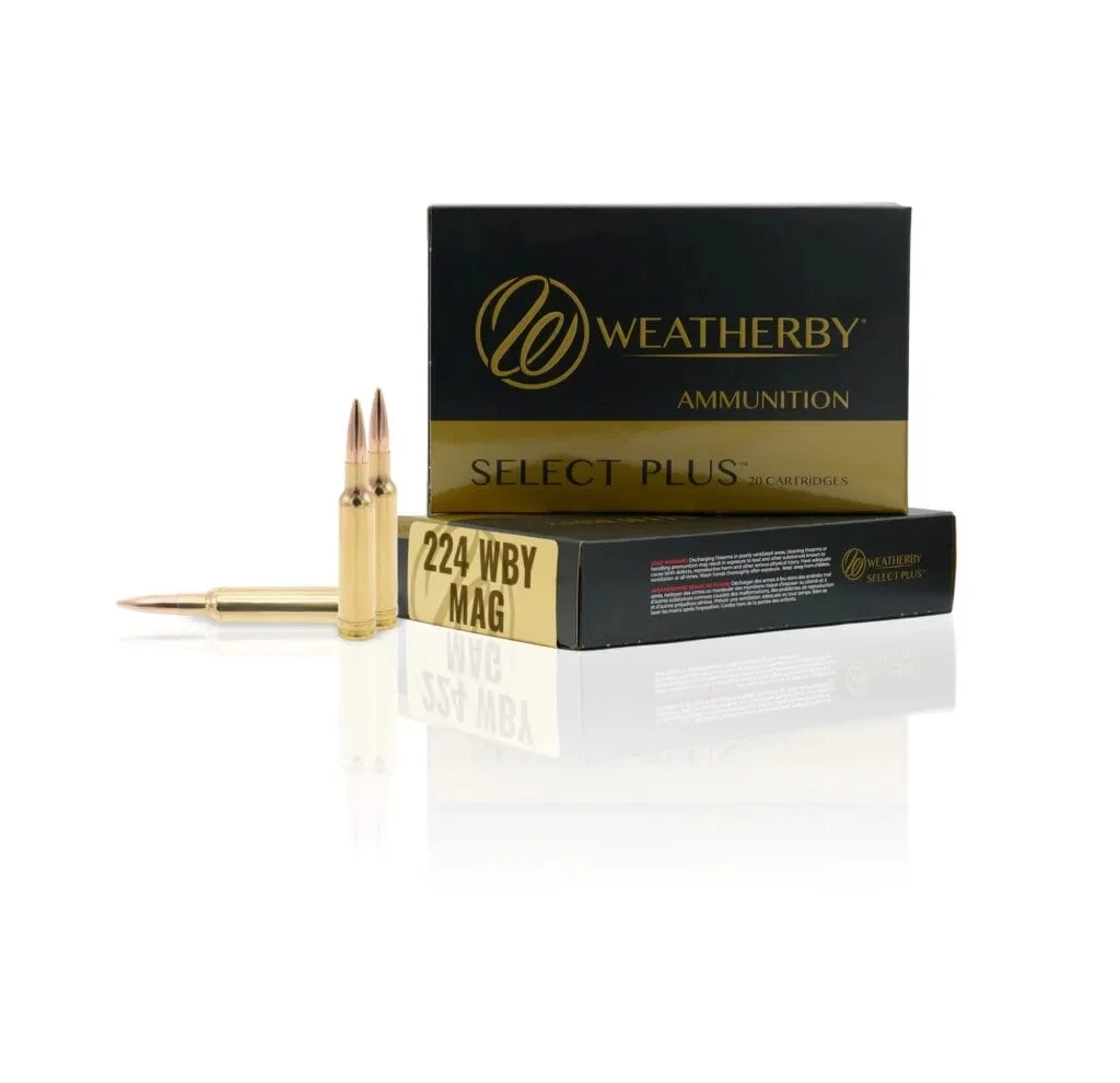 Weatherby R224805FBT .224 Weatherby Magnum 80.5 gr Berger FBT 20/Box