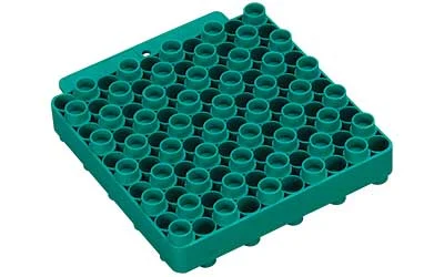 RCBS Universal Case Loading Block green plastic multi-caliber case holder