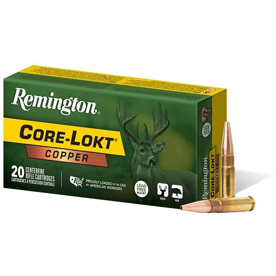 Remington Core-Lokt Copper .300 AAC Blackout 120gr Copper Hollow Point ammunition box