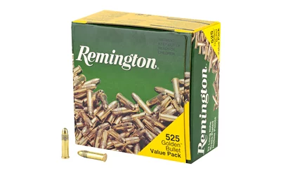 Remington Golden Bullet .22 LR 36 gr HP 525-count box