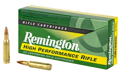 Remington High Performance .222 Rem 50 gr PSP rifle ammunition 20 rd box