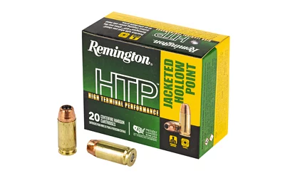Remington HTP .40 S&W 180 gr JHP ammunition 20 rd box