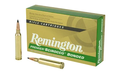 Remington Premier Scirocco Bonded 7mm Rem Mag 150 gr box, 20 rounds