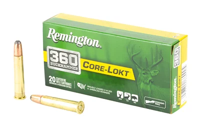 Remington Core-Lokt .360 Buckhammer 200gr SP rifle ammunition 20 rd box
