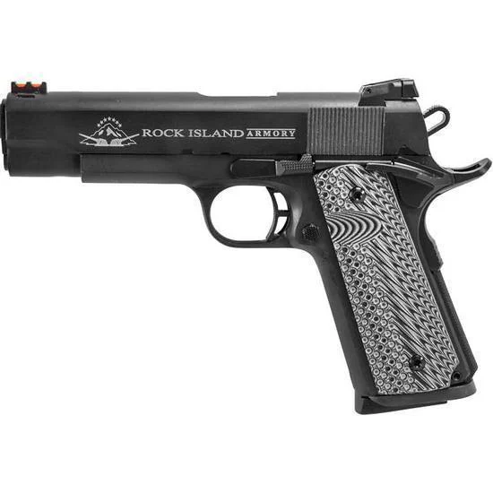 Rock Island Armory Rock Ultra MS 1911 .45 ACP 4.25in Parkerized G10 Grips