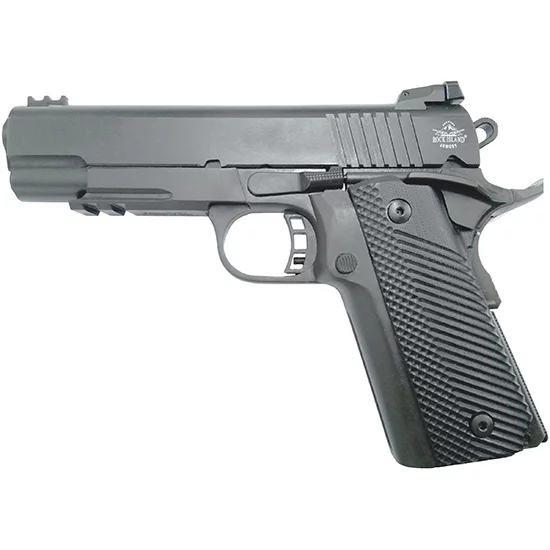 Rock Island TAC Ultra MS HC 1911 pistol combo 9mm/22TCM black parkerized G10 grips