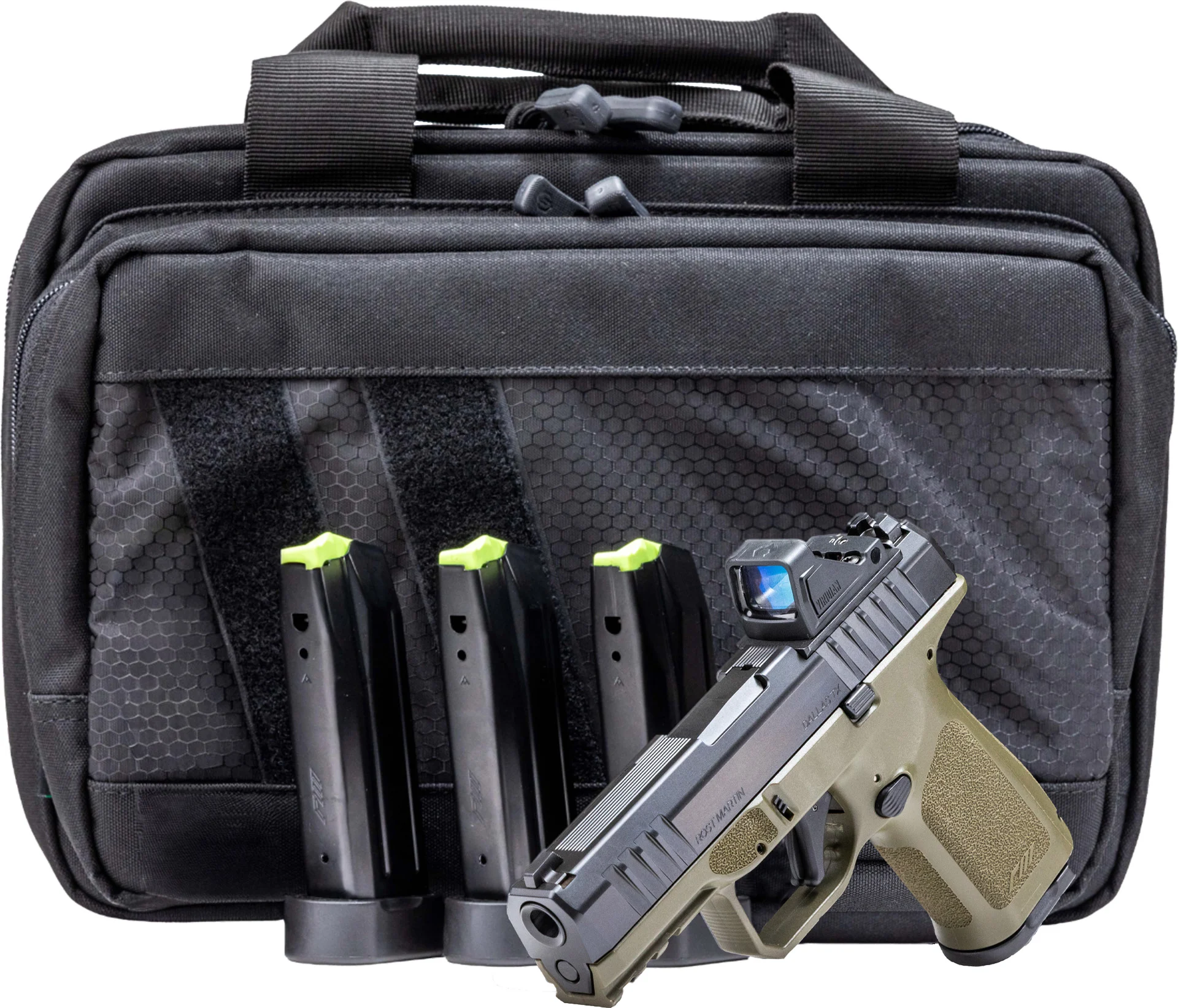 Rost Martin RM1C Bundle 9mm 4-inch Barrel 15+1 Viridian