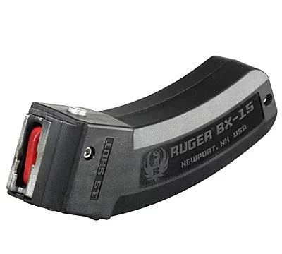 Ruger BX-15 15-round .22 LR detachable magazine, black polymer